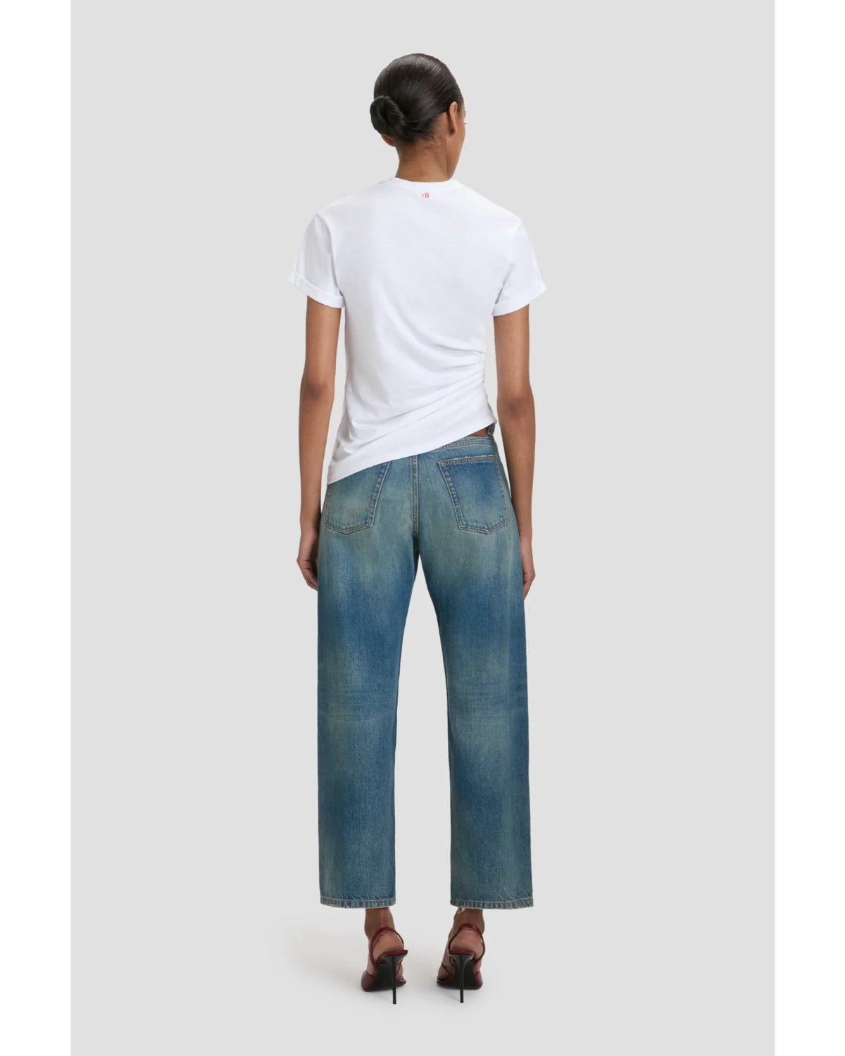 Victoria Beckham Gathered Detail T Shirt