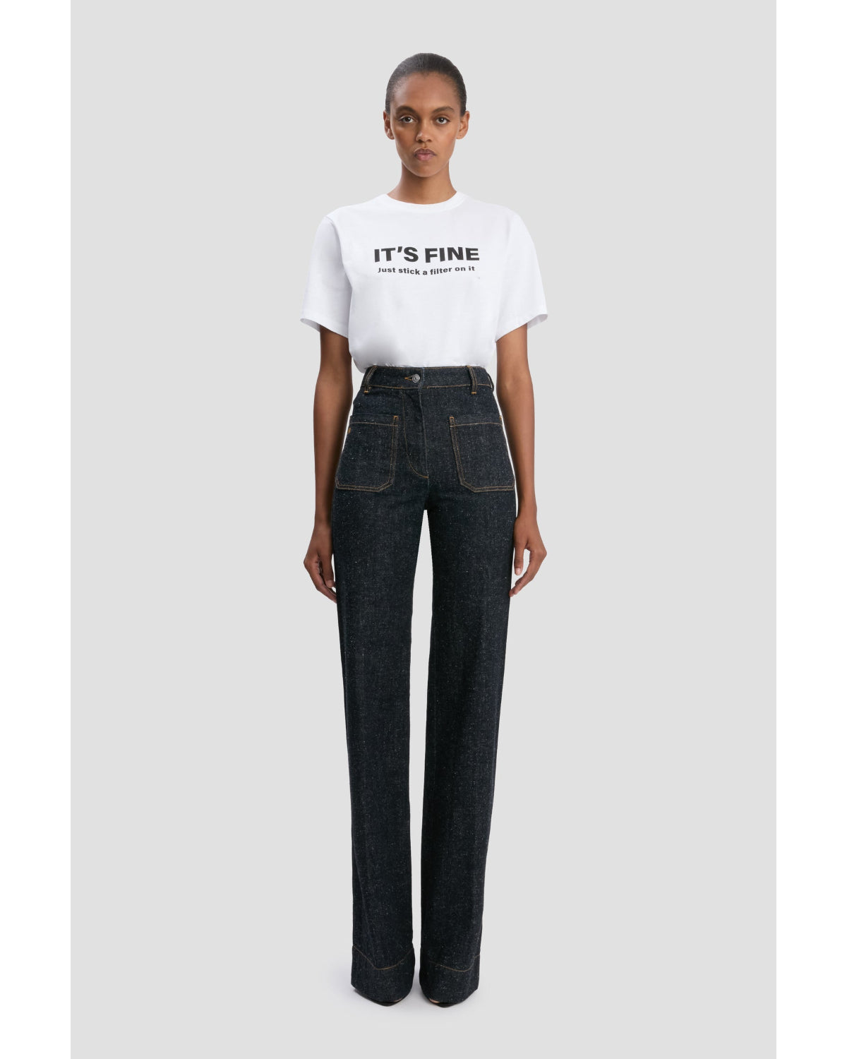 Victoria Beckham Slogan Tee