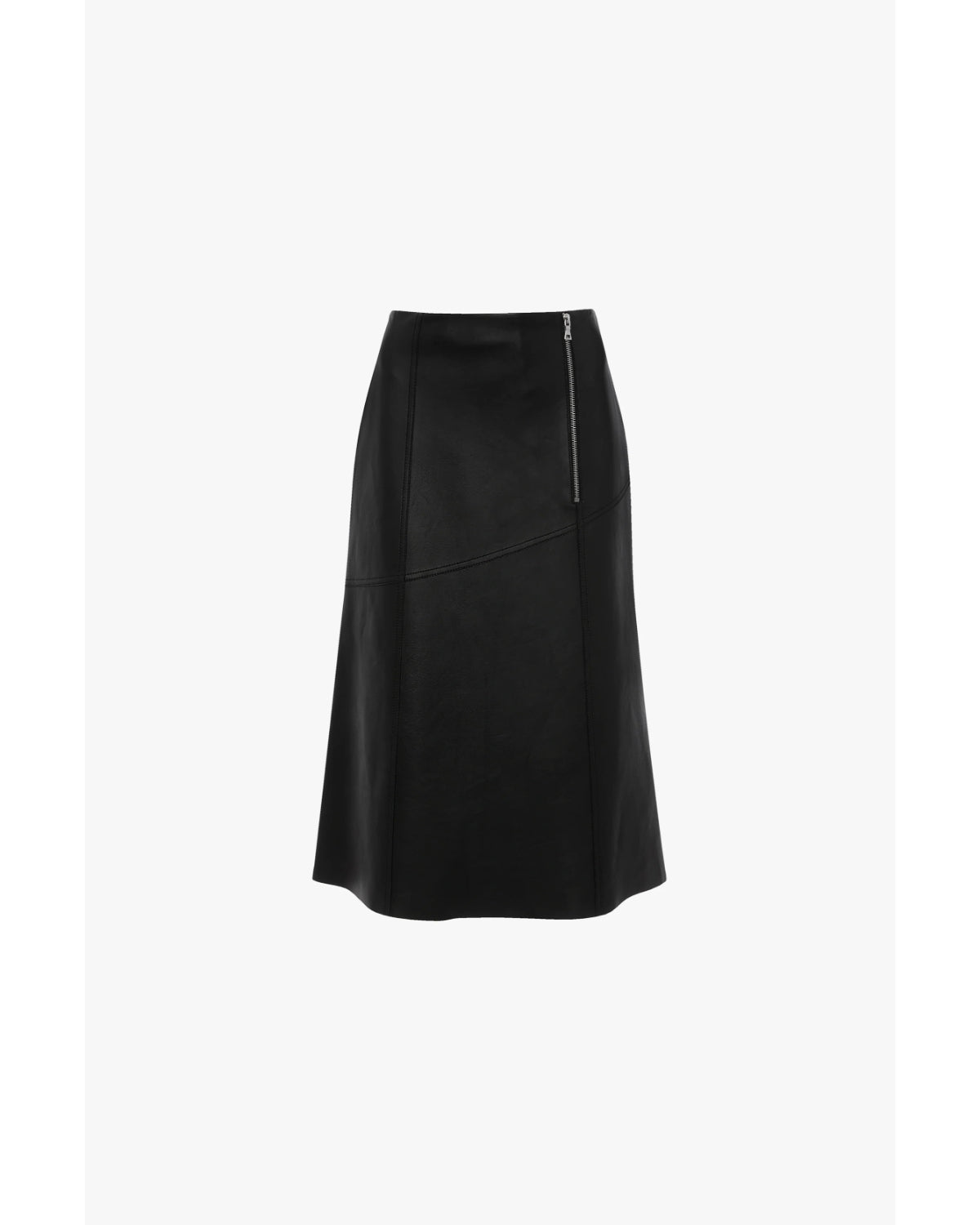 Victoria Beckham Panelled Leather Skirt