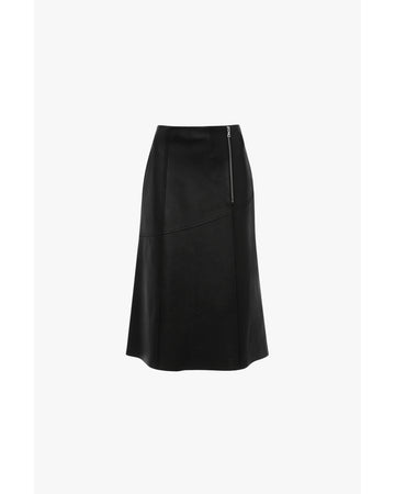 Victoria Beckham Panelled Leather Skirt