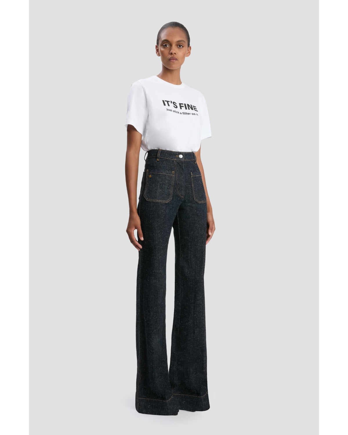 Victoria Beckham Slogan Tee