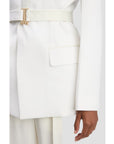 Victoria Beckham Belted Tailored Jacket