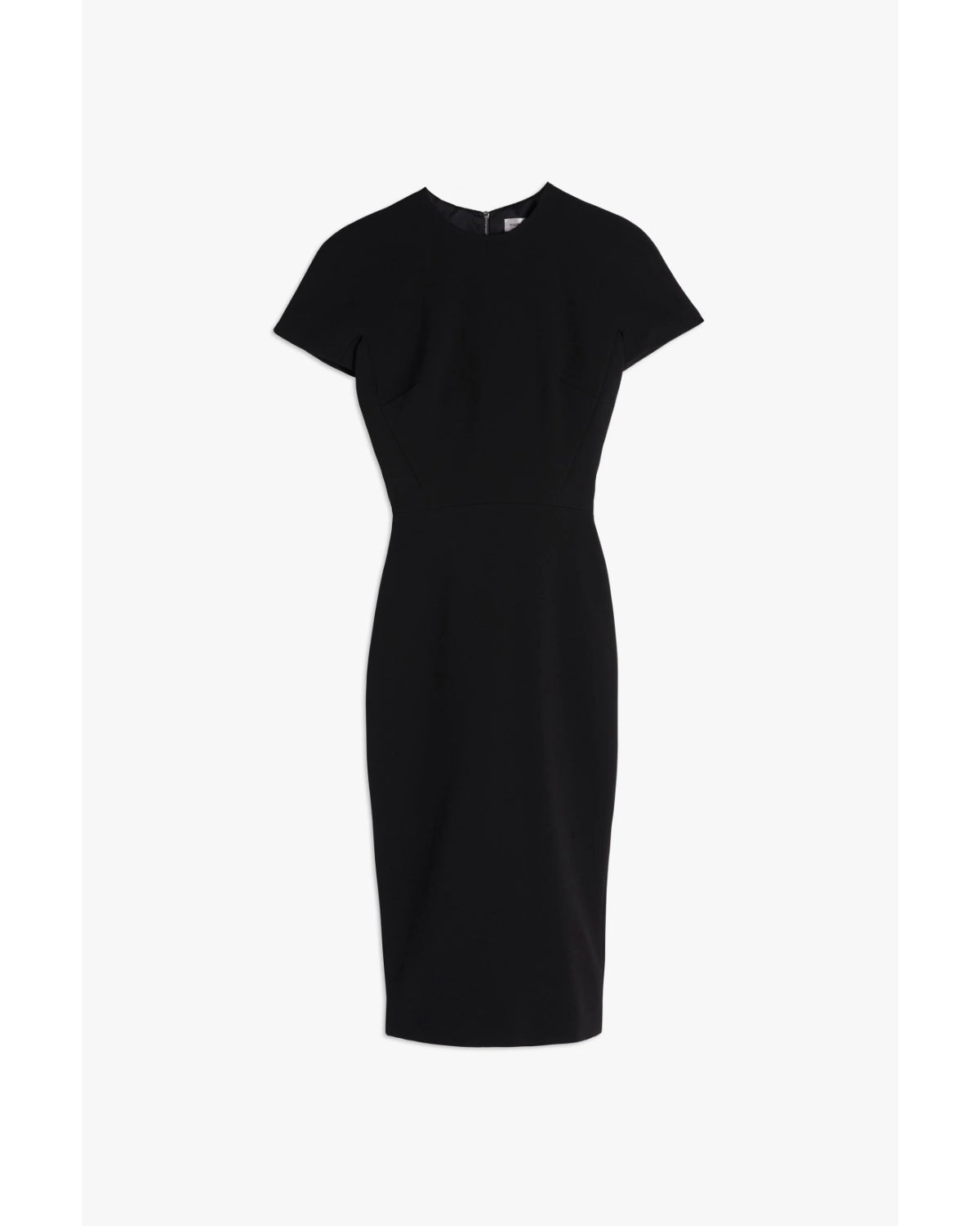 Victoria Beckham Black T Shirt Fitted Dress