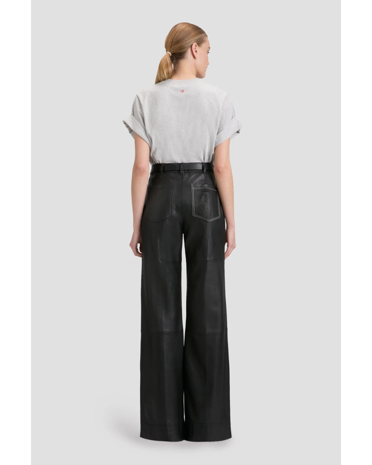 Victoria Beckham Alina Leather Trouser