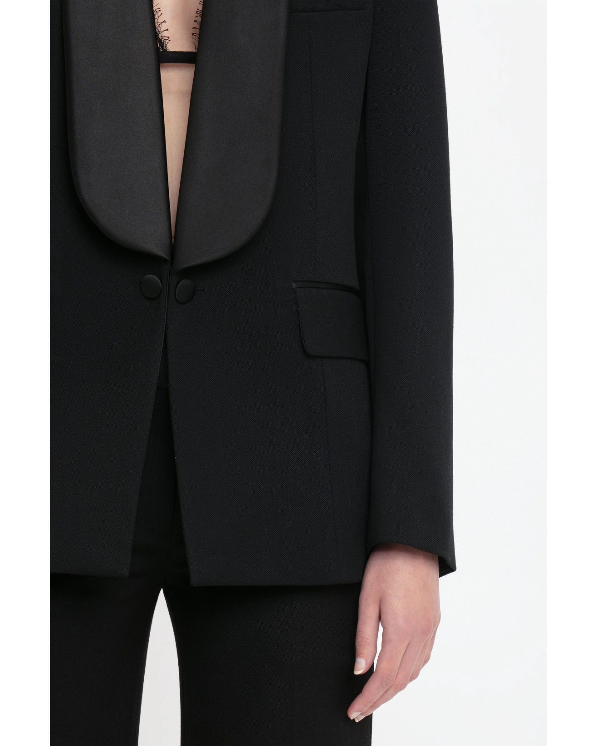 Victoria Beckham Shawl Collar Tux Jacket