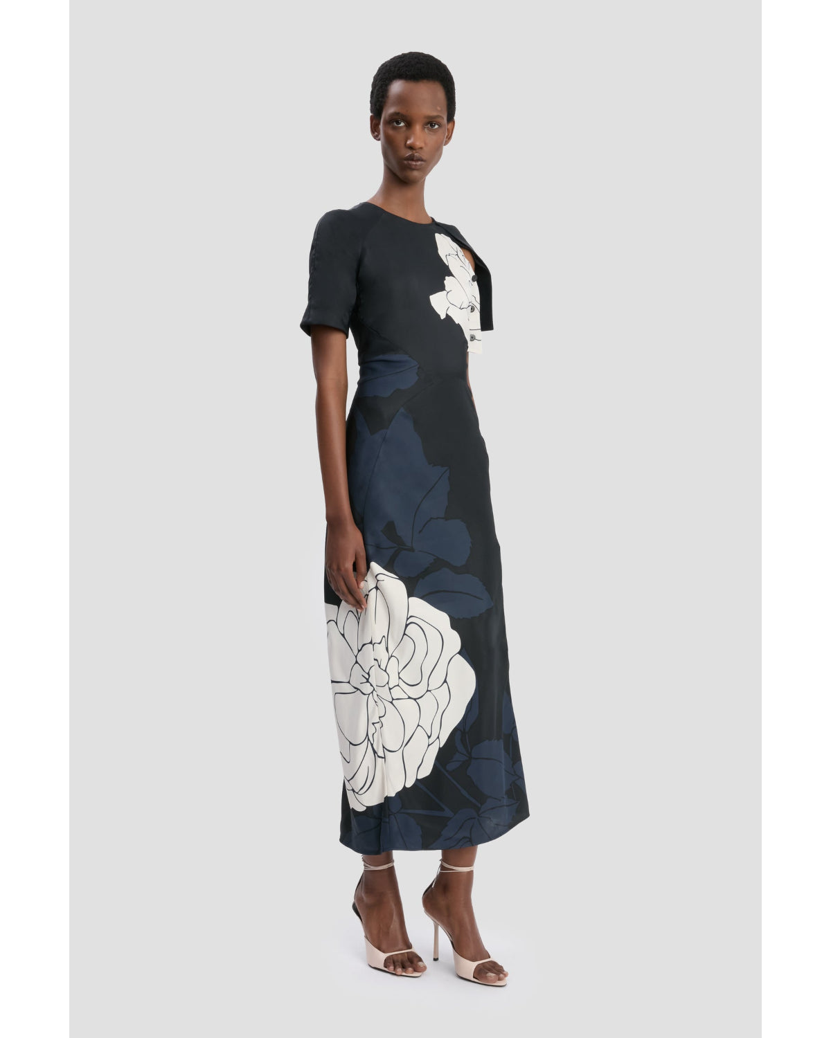 Victoria Beckham Split Hem Dress