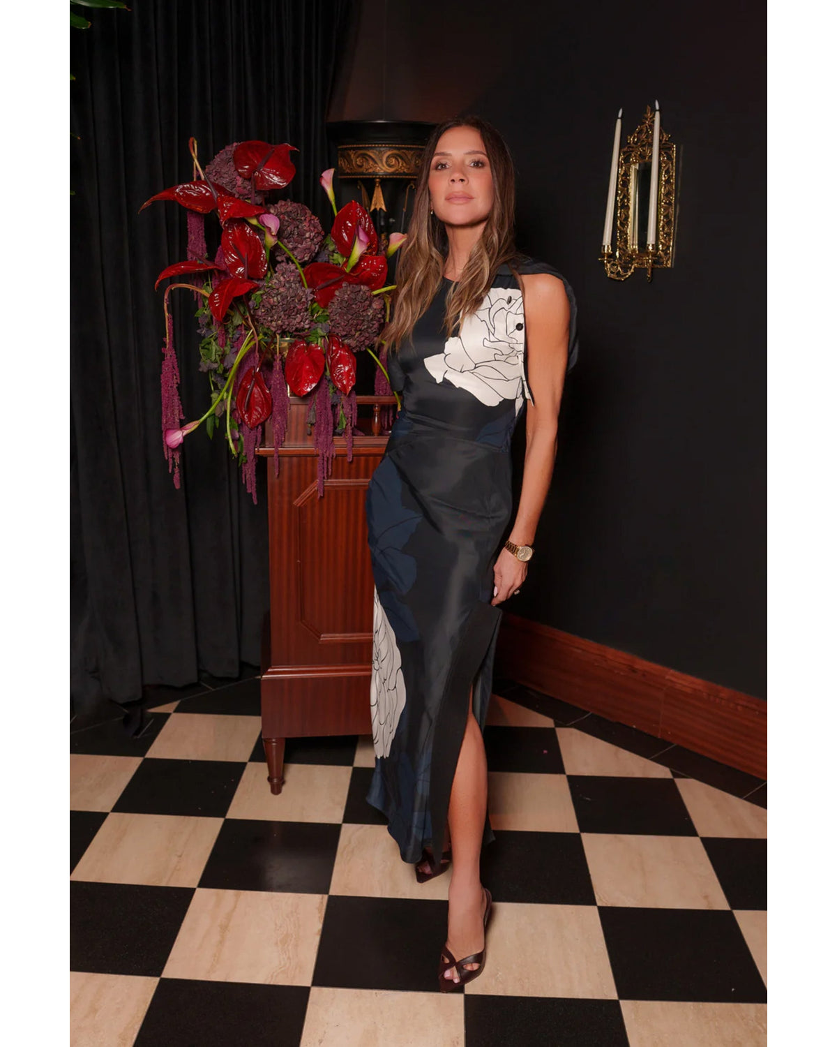 Victoria Beckham Split Hem Dress