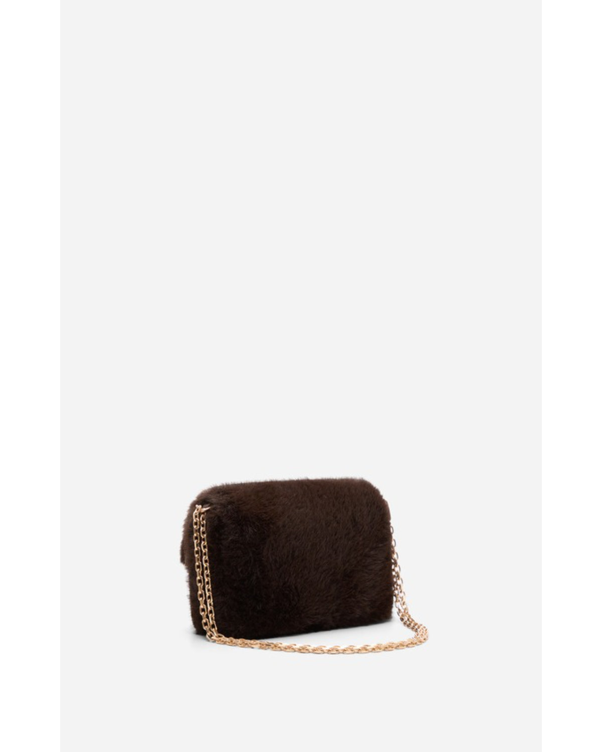 Vanessa Bruno Medium Moon Faux Fur Bag