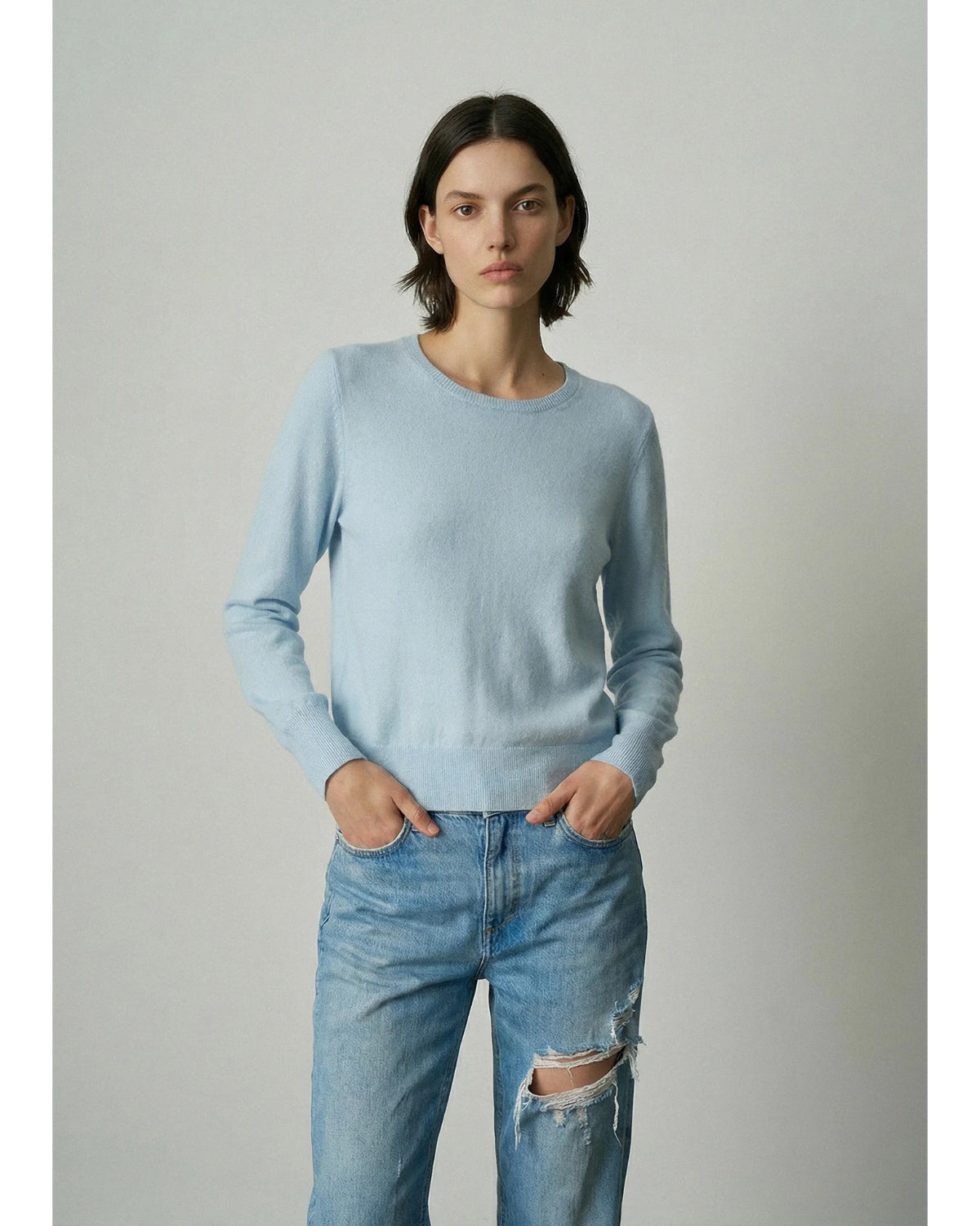 ALEGER 407 Cashmere Classic Crew