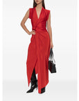 Victoria Beckham Assymetric Twist Detail Dress