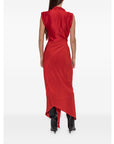 Victoria Beckham Assymetric Twist Detail Dress