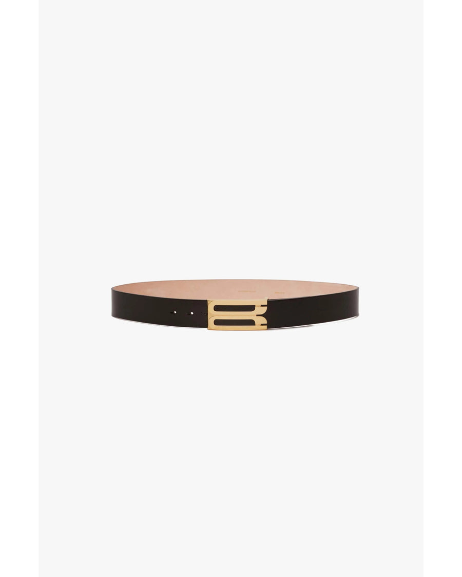 Victoria Beckham Black Jumbo Frame Belt