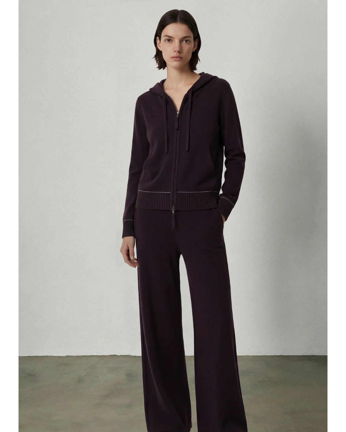 ALEGER 496 Cashmere Blend Weekend Hoody