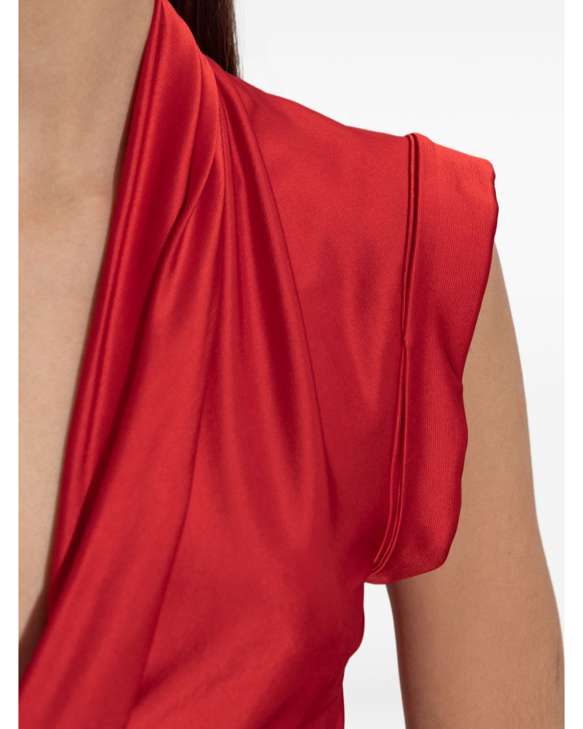 Victoria Beckham Assymetric Twist Detail Dress