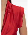 Victoria Beckham Assymetric Twist Detail Dress