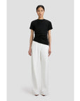 Victoria Beckham Gathered Detail T Shirt