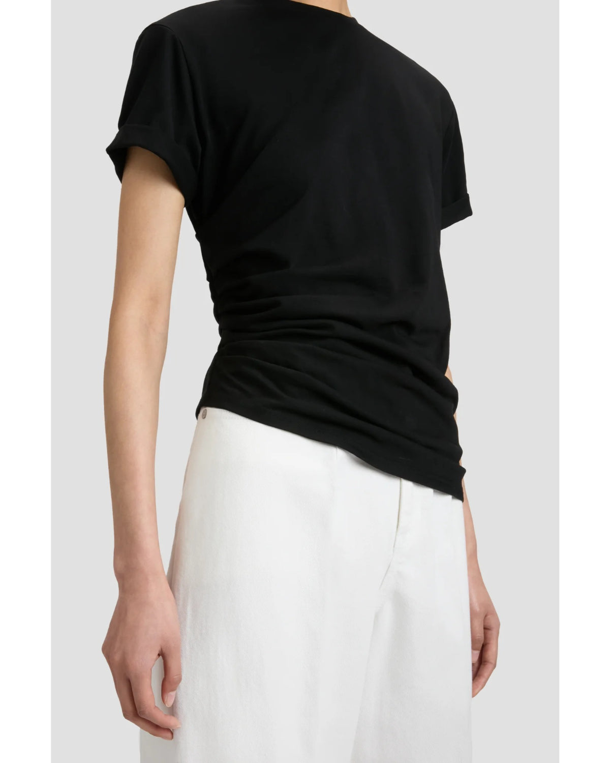 Victoria Beckham Gathered Detail T Shirt