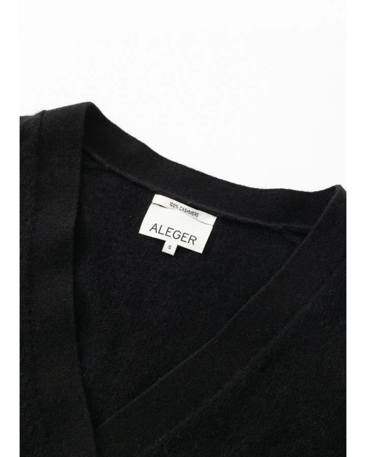 ALEGER 145 Cashmere Seam Detail Cardigan