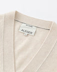 ALEGER 145 Cashmere Seam Detail Cardigan