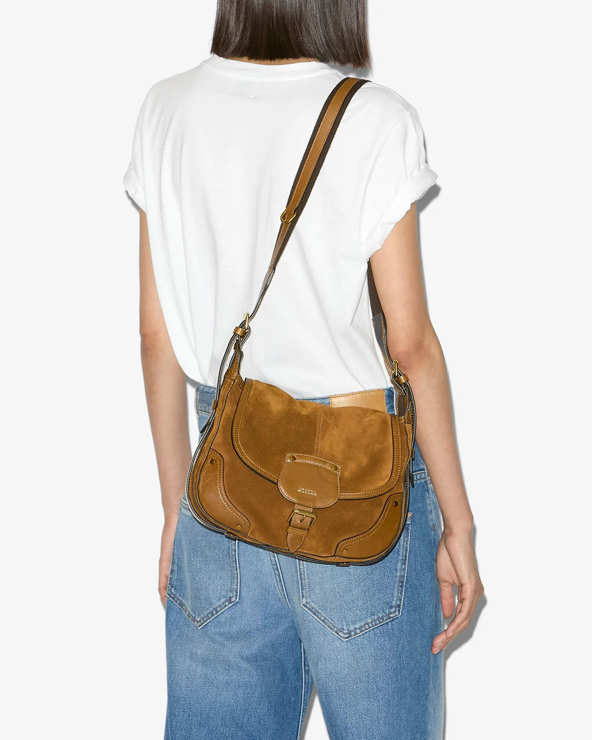 Isabel Marant Sierra Leather Messenger Bag