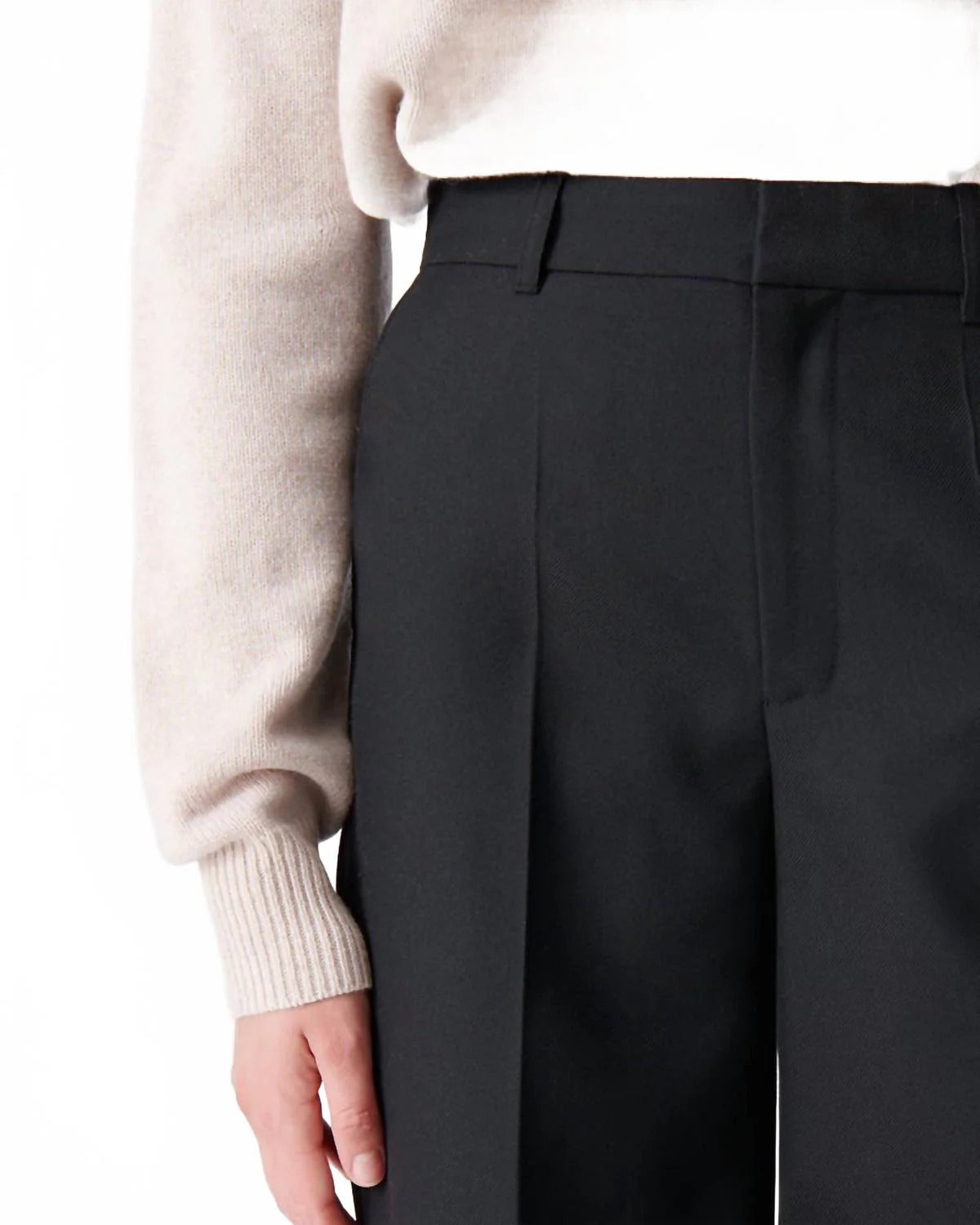 Vanessa Bruno Dulce High Waist Straight Leg Pants