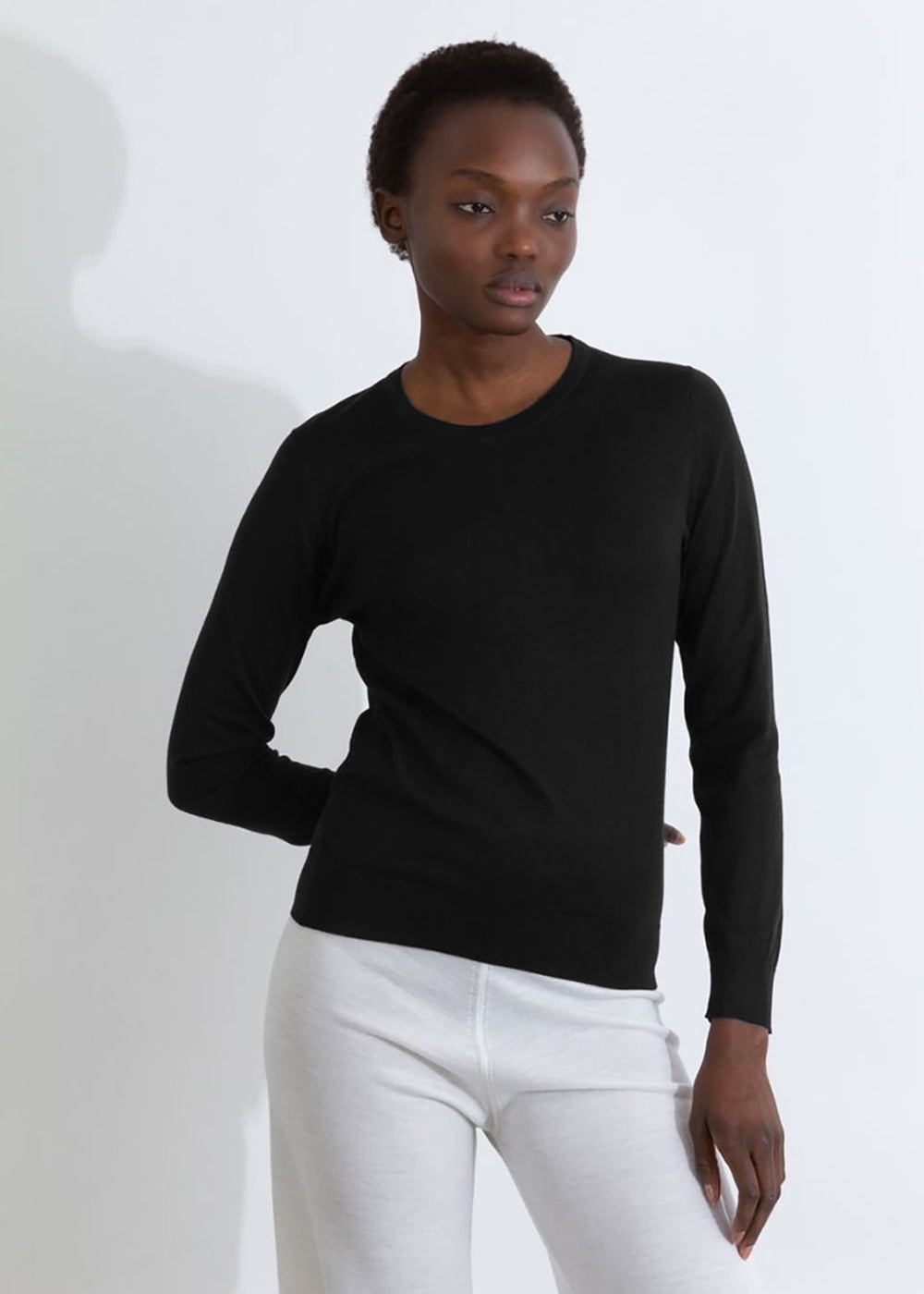 John Smedley Yvonne L/S Crew Neck