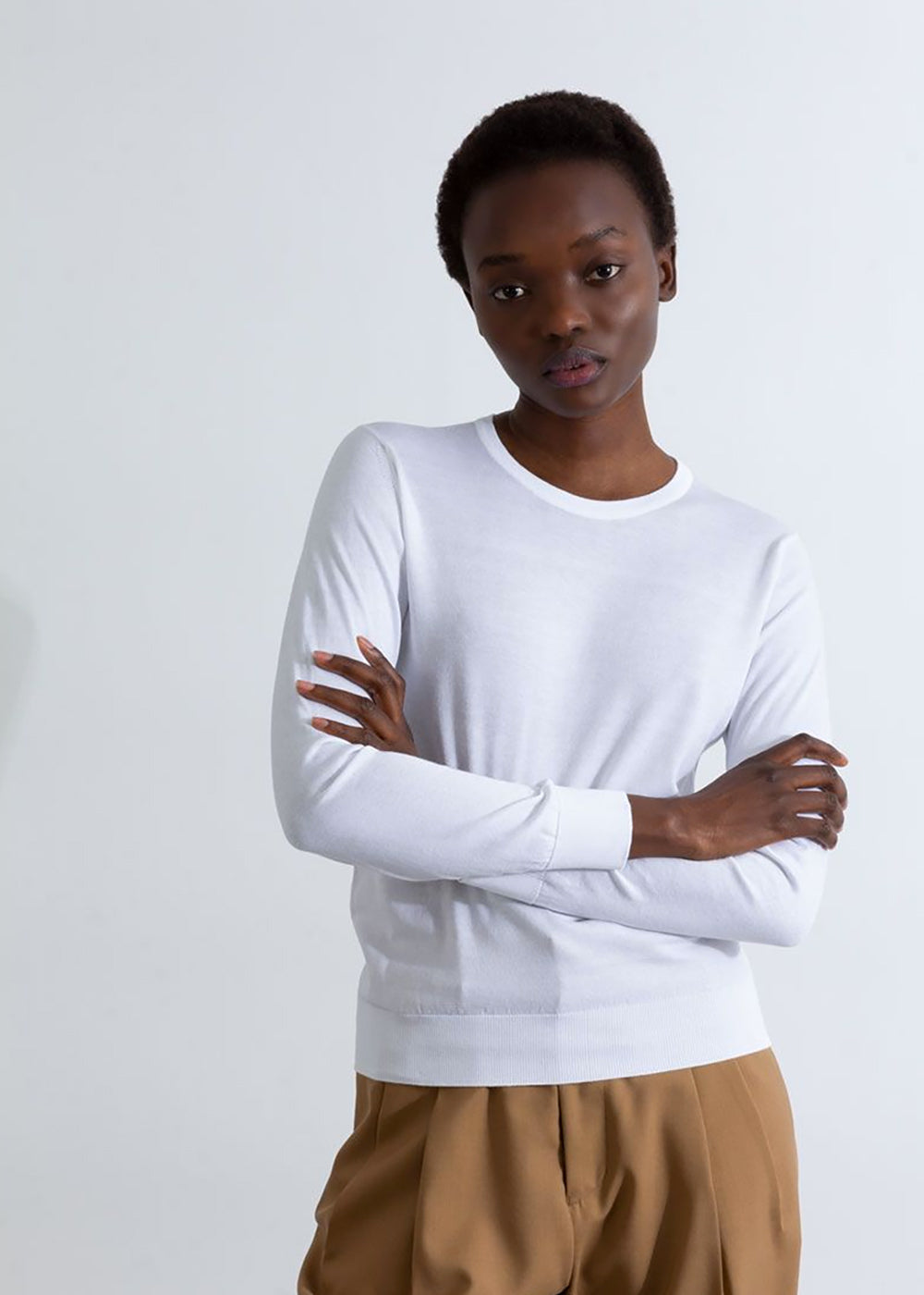 John Smedley Yvonne L/S Crew Neck