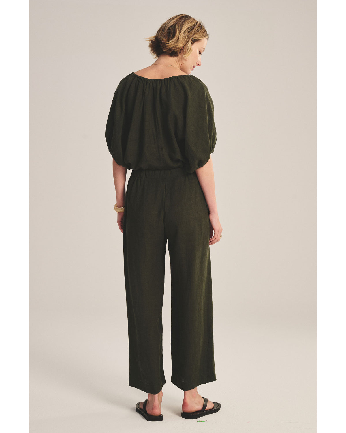 Velvet Lola Woven Linen Pant