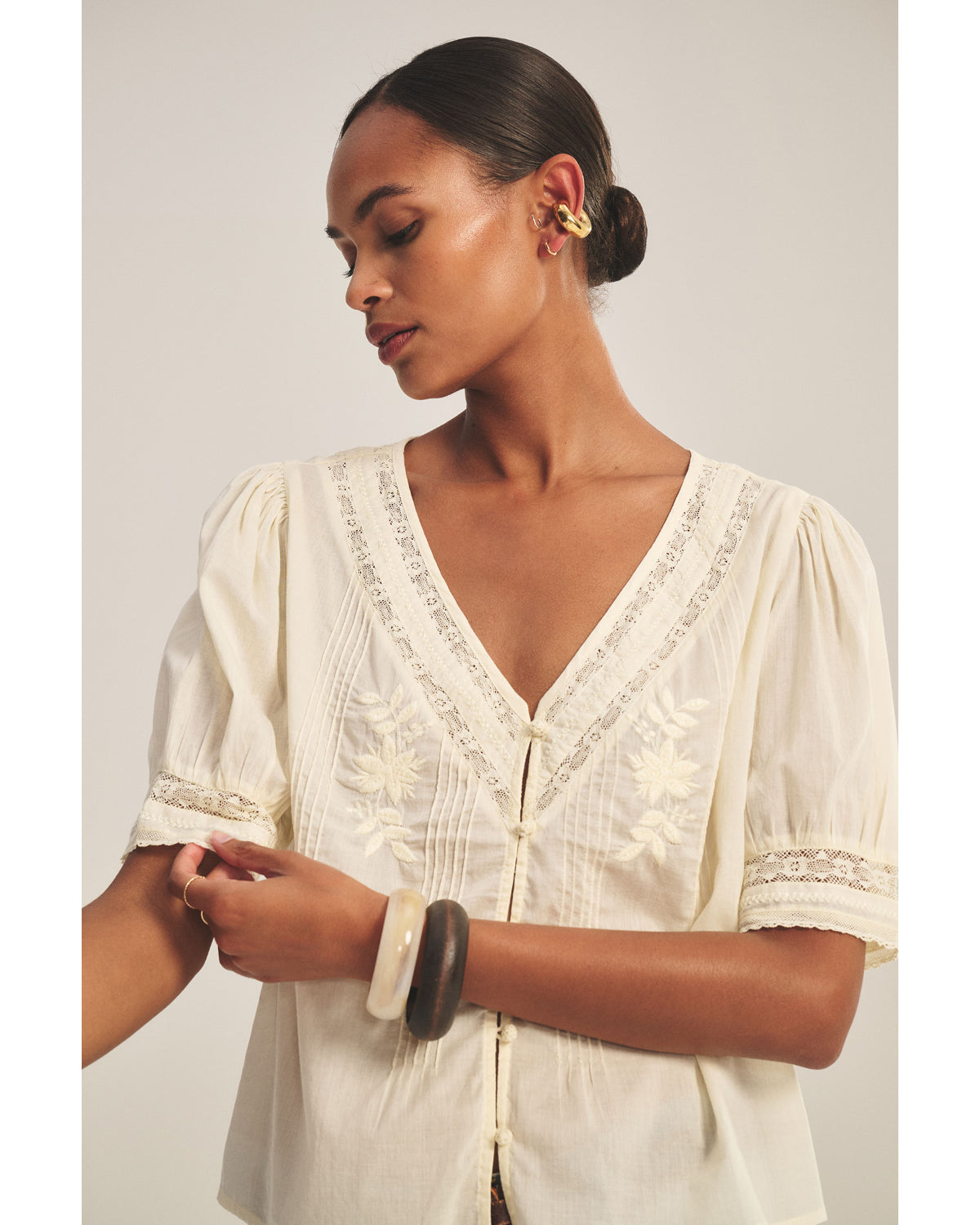 Velvet Mavis Embroidered Shirt