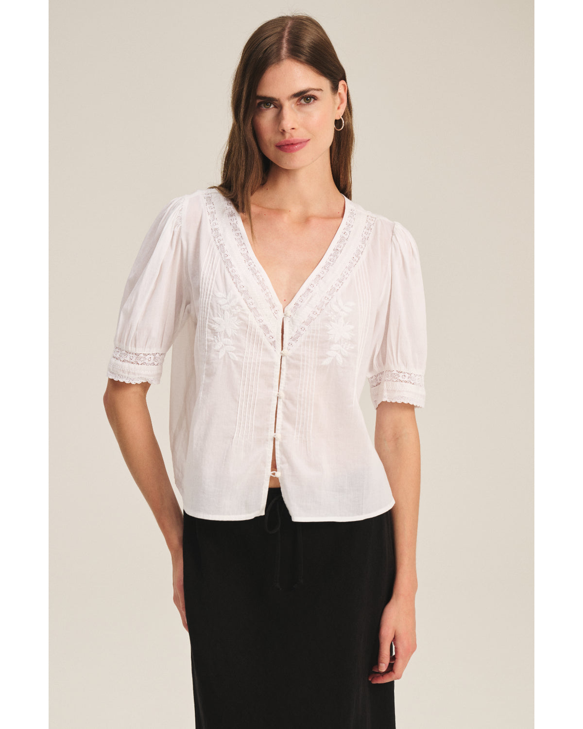 Velvet Mavis Embroidered Shirt