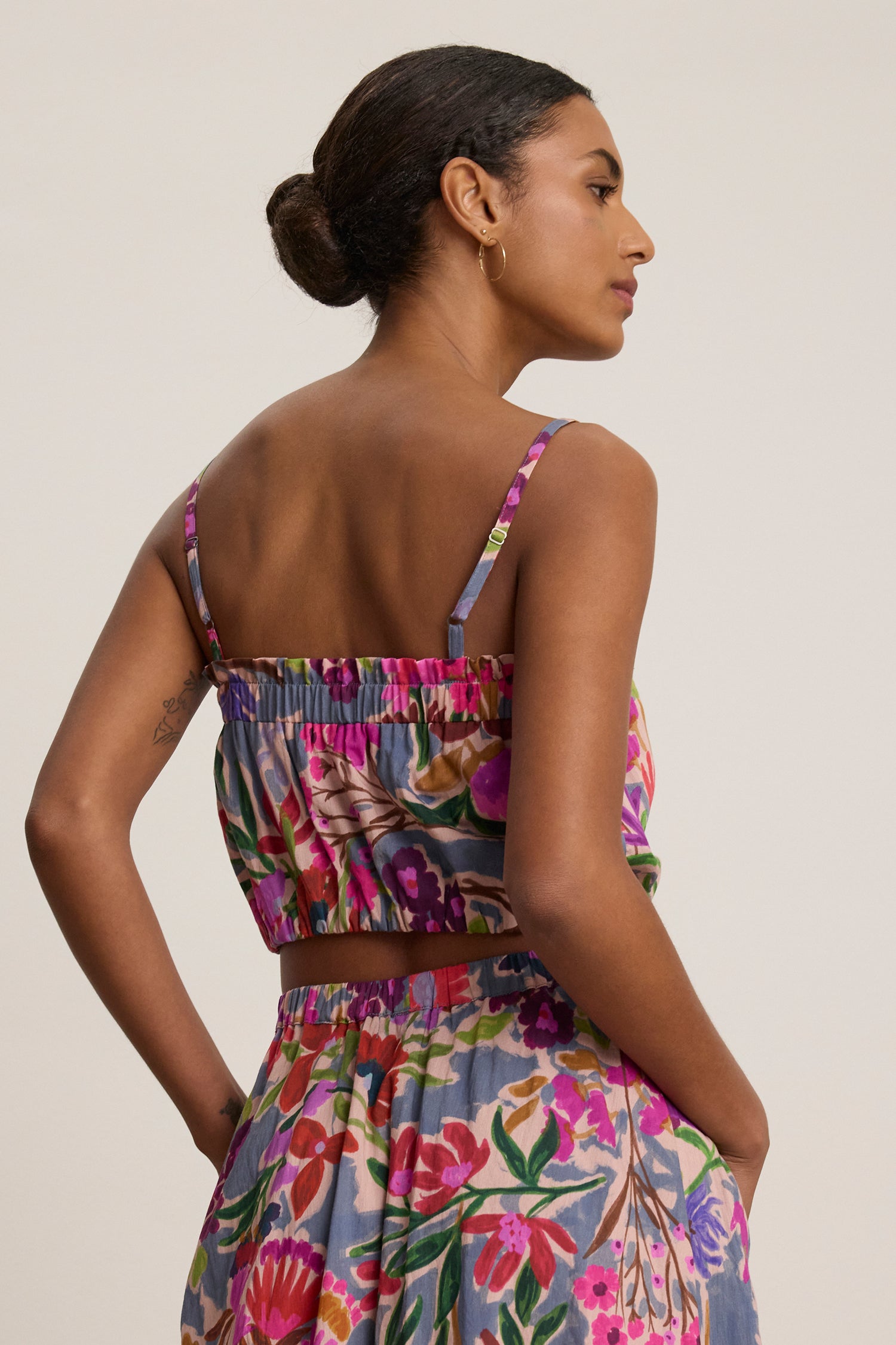 Alice Printed Cotton Voile Cami Top