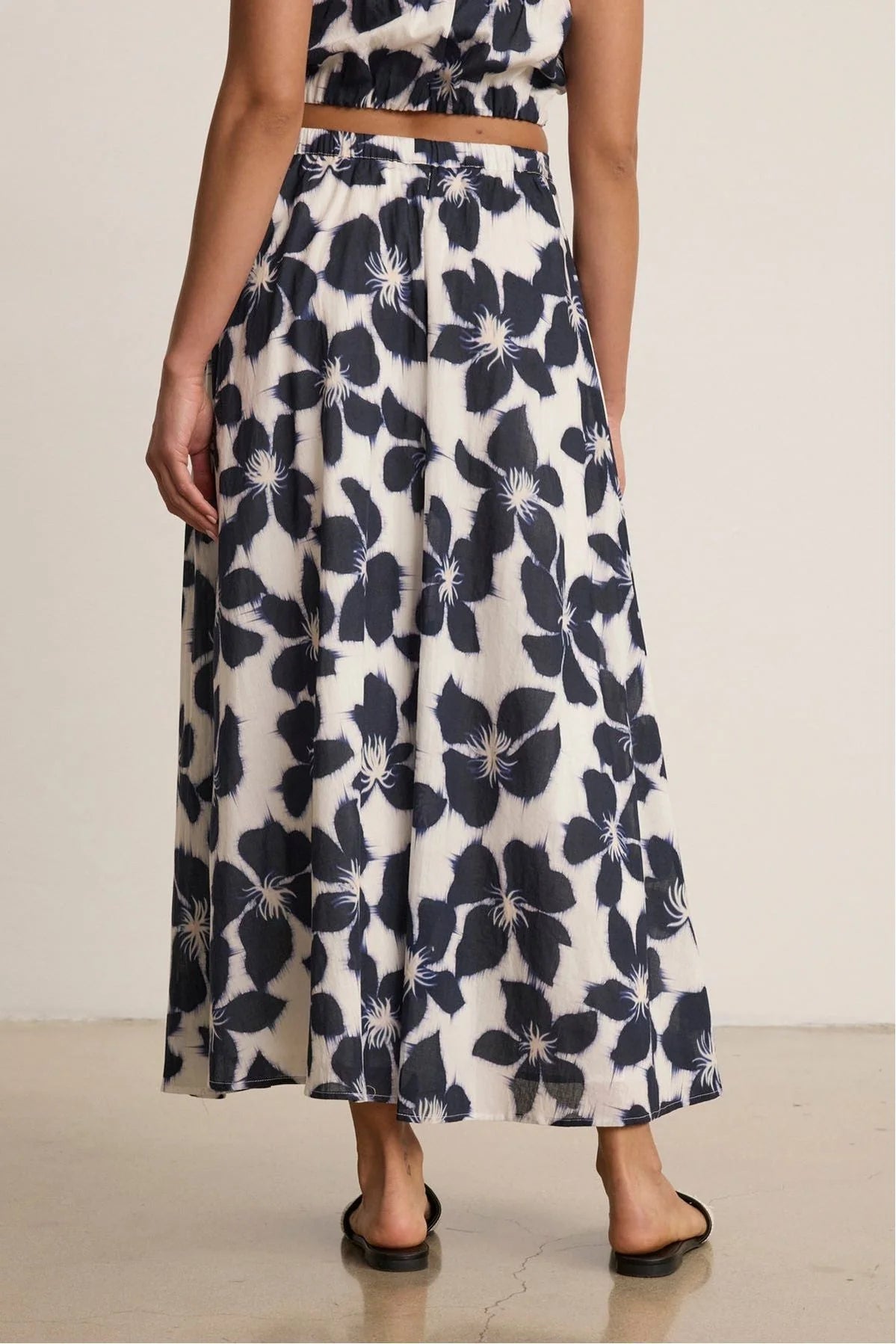 Jess Printed Cotton Voile Maxi Skirt