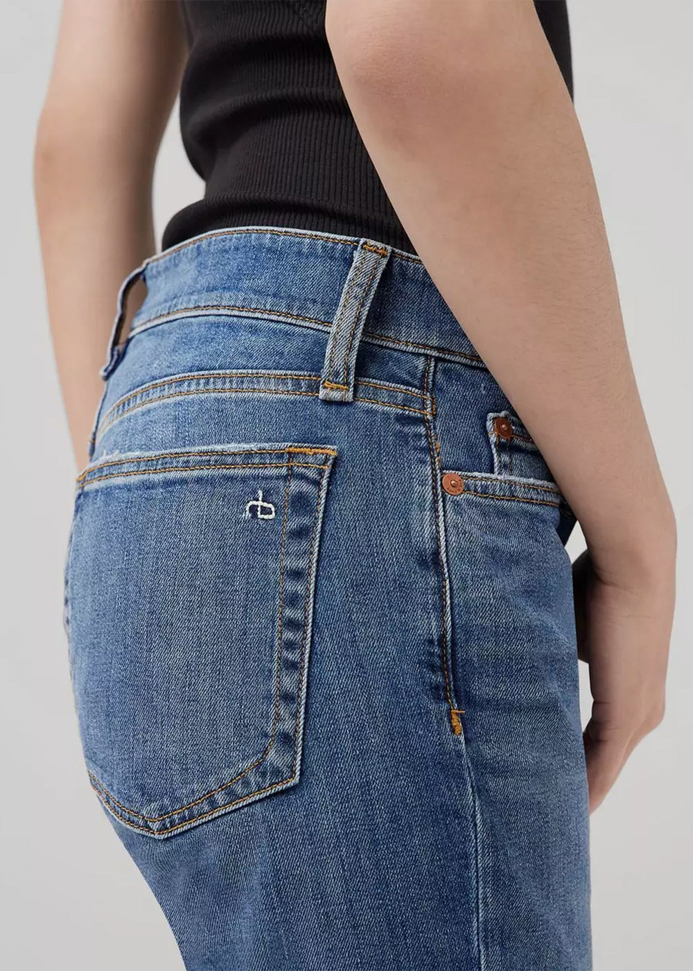 Rag &amp; Bone Dre Low Rise Slim Boyfriend Julienne