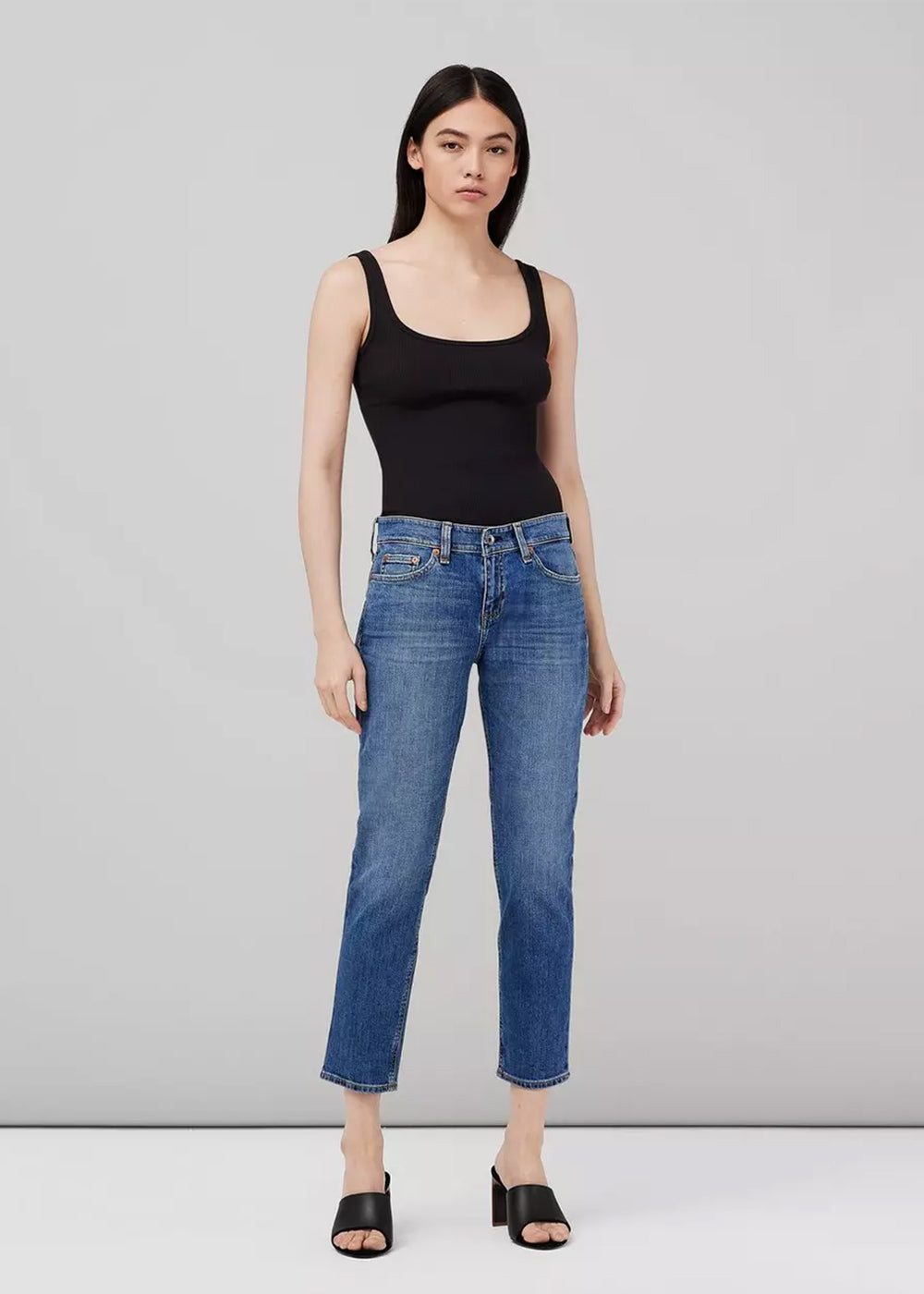 Rag &amp; Bone Dre Low Rise Slim Boyfriend Julienne