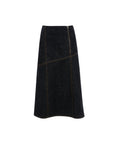 Victoria Beckham Panelled Denim Skirt