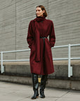 Harris Wharf Scarf Coat Cashmere Blend