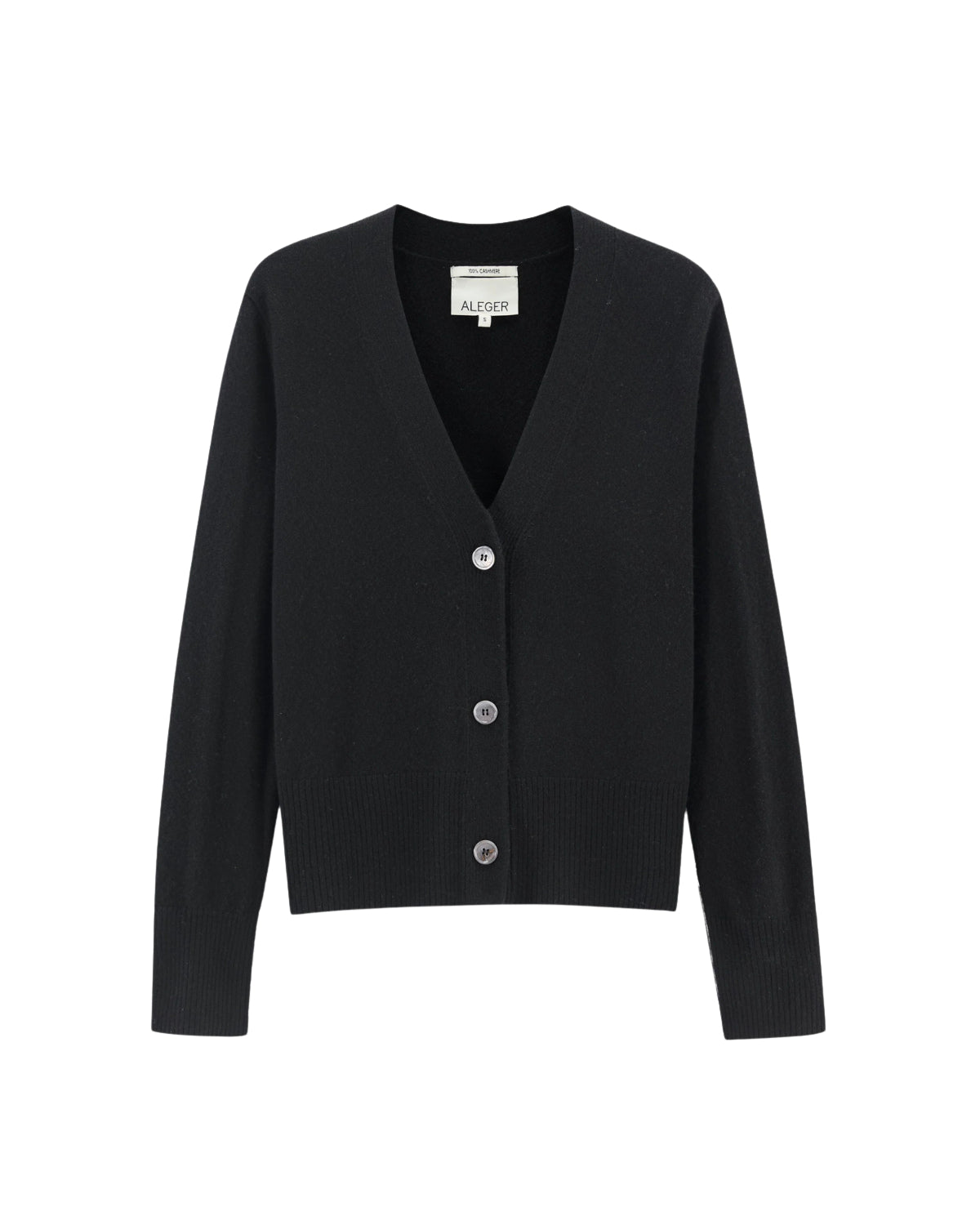ALEGER 145 Cashmere Seam Detail Cardigan