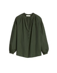 Vanessa Bruno Nipoa Blouse Vert Fonce