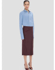 Victoria Beckham Pressed Tailored Skirt