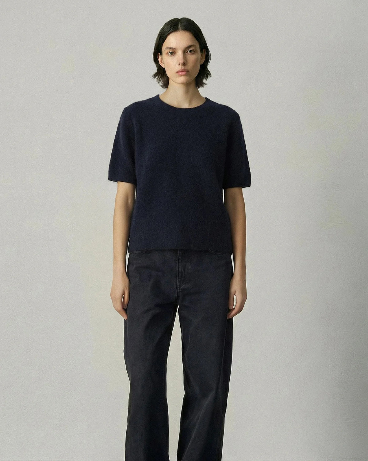 ALEGER 658 Brushed Short sleeve Knit