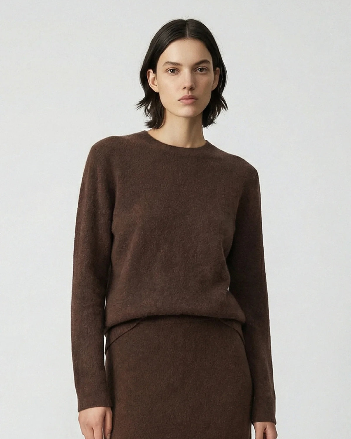 ALEGER  659 Brushed Long Sleeve Crew
