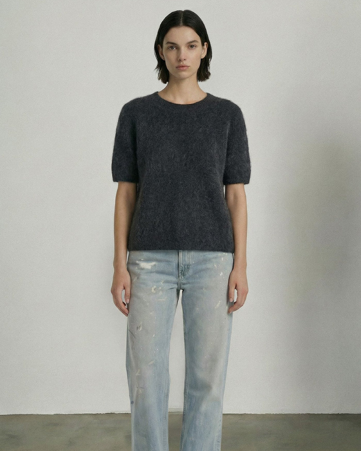 ALEGER 658 Brushed Short sleeve Knit