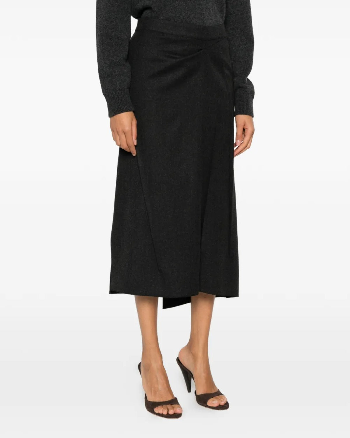 Victoria Beckham Pressed Tailored Skirt