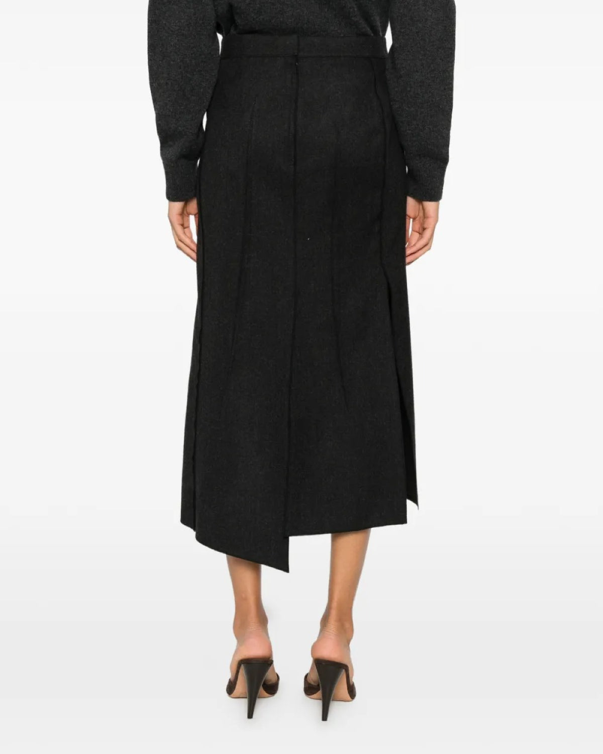 Victoria Beckham Pressed Tailored Skirt