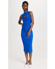 Victoria Beckham Sleeveless Cut Out Midi Dress