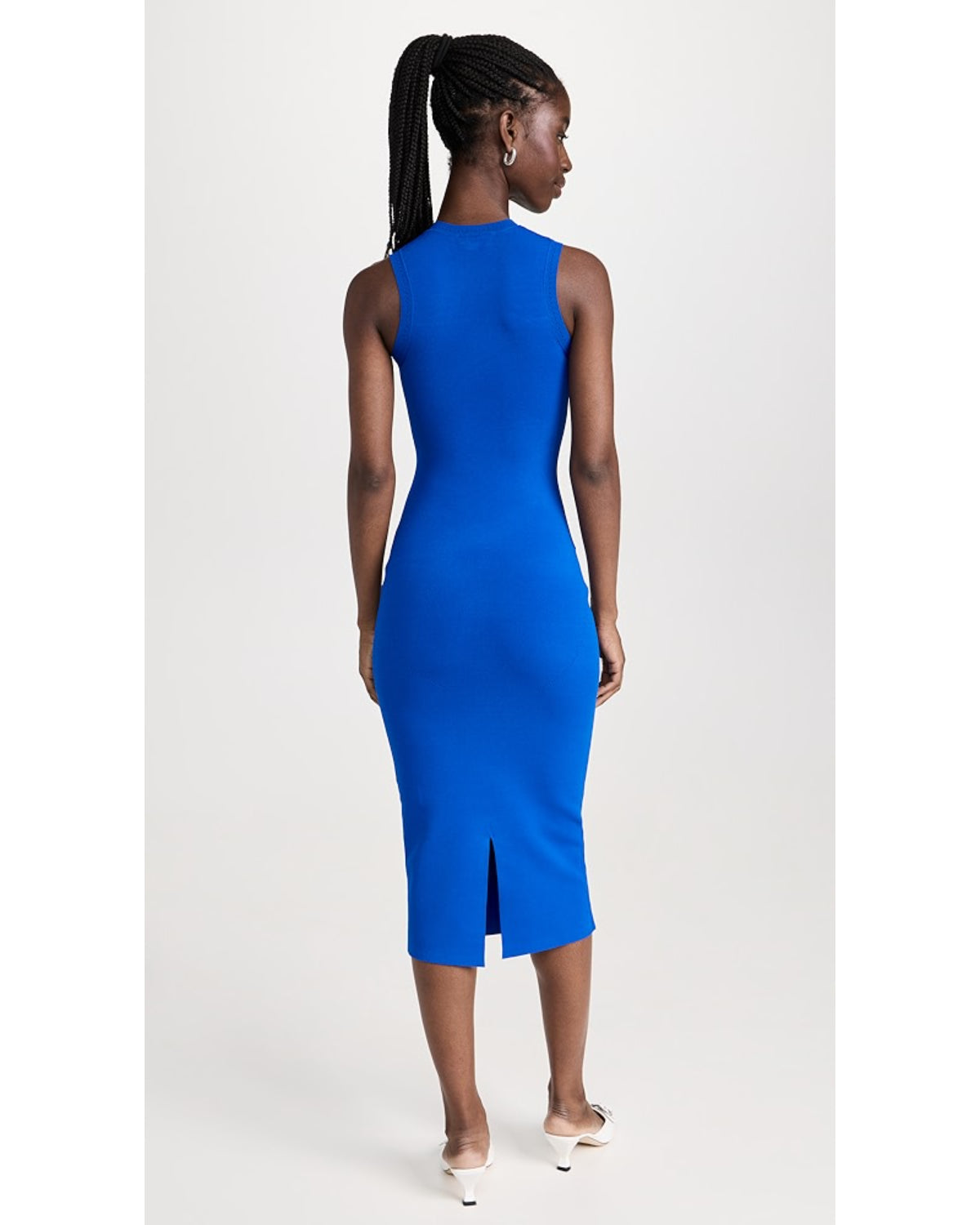 Victoria Beckham Sleeveless Cut Out Midi Dress