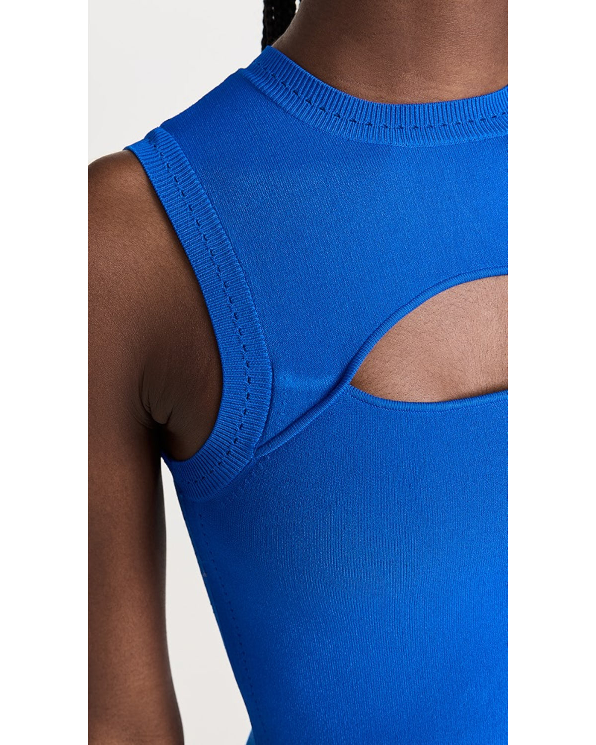 Victoria Beckham Sleeveless Cut Out Midi Dress