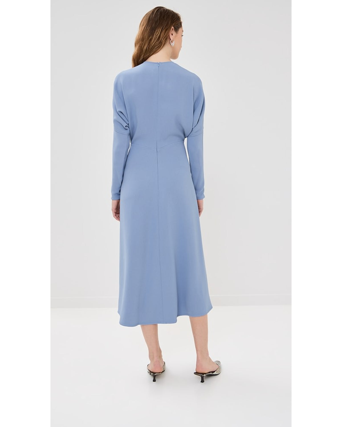 Victoria Beckham Long sleeve Dolman Midi Dress