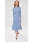Victoria Beckham Long sleeve Dolman Midi Dress