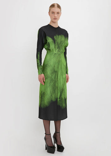 Victoria Beckham Dolman Midi Dress